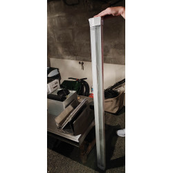 Rails porte de placard neuf 150/8 cm